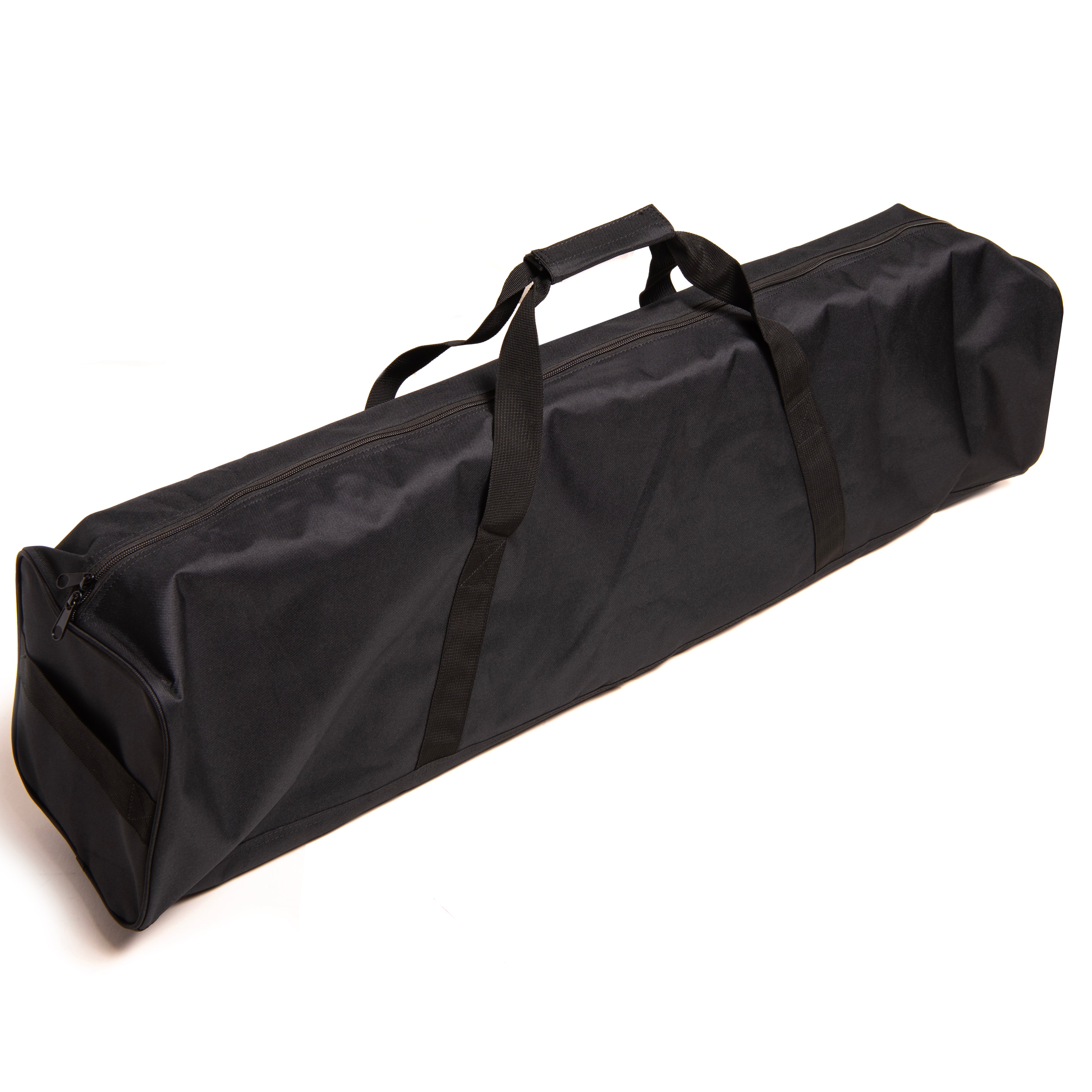 A Masonic black soft case with handles, presumably made of nylon, designed to hold KT regalia and a sword.