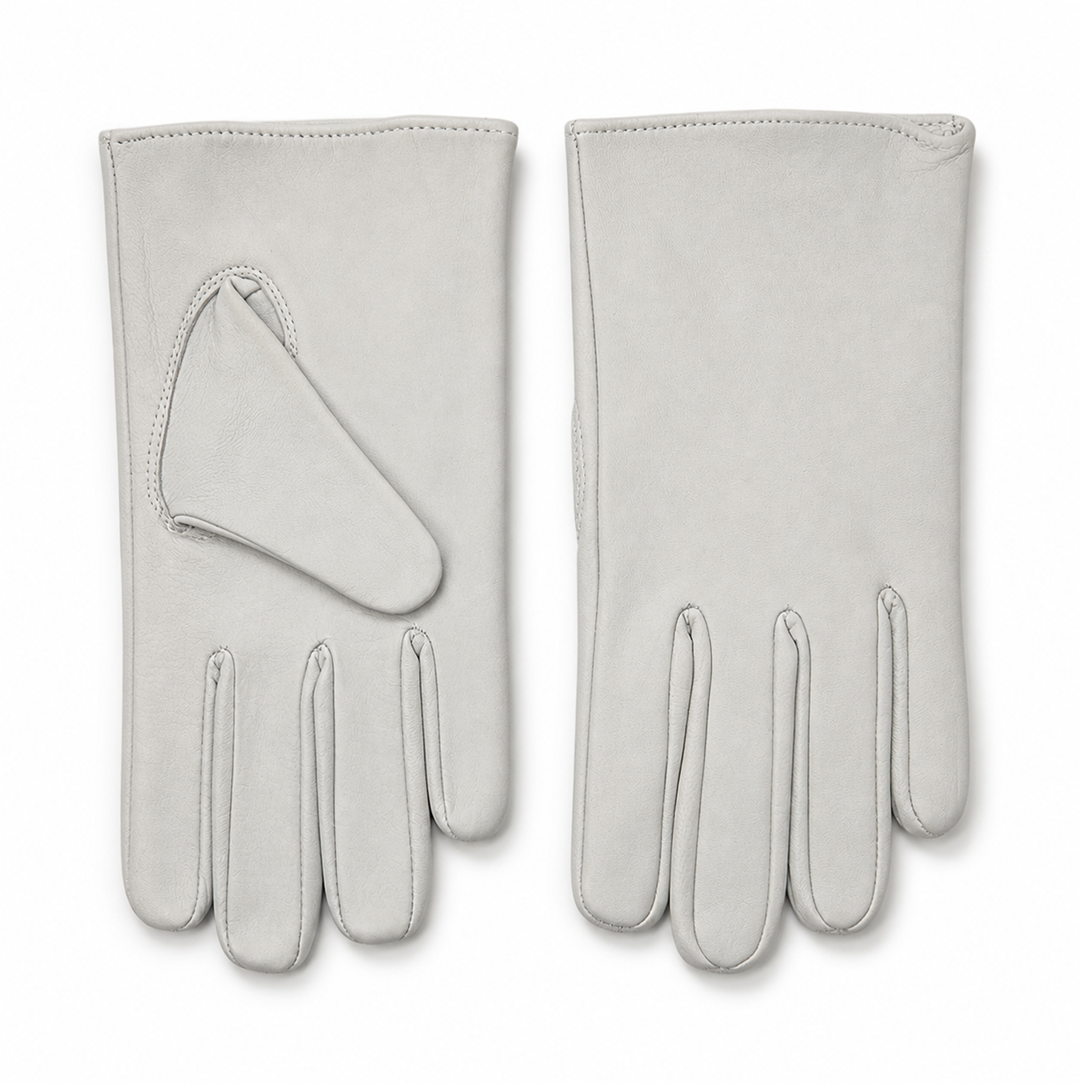 Masonic plain white leather gloves, Freemason lodge regalia gloves