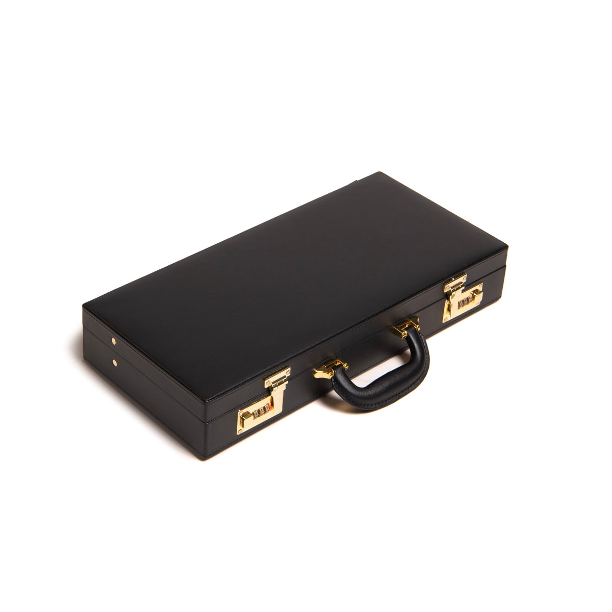 Masonic Hard Briefcase - Black half size, with gold coloured combination locks