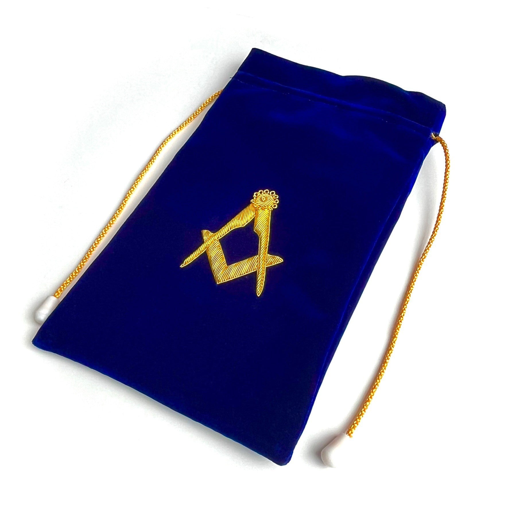 Small Masonic Alms Bag at an angle