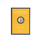 Cover of the book 'Allied Masonic Degrees Ritual No1' featuring a yellow background with a seal and the title of the ritual.