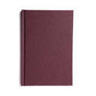 A closed book with a plain maroon cover, titled 'Domatic Royal Arch Ritual', placed against a white background.