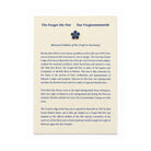 Forget-Me-Not Explanation Card