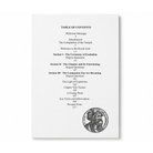 Table of contents for Masonic Royal Arch book: Handbook for the Newly Exalted Companion.