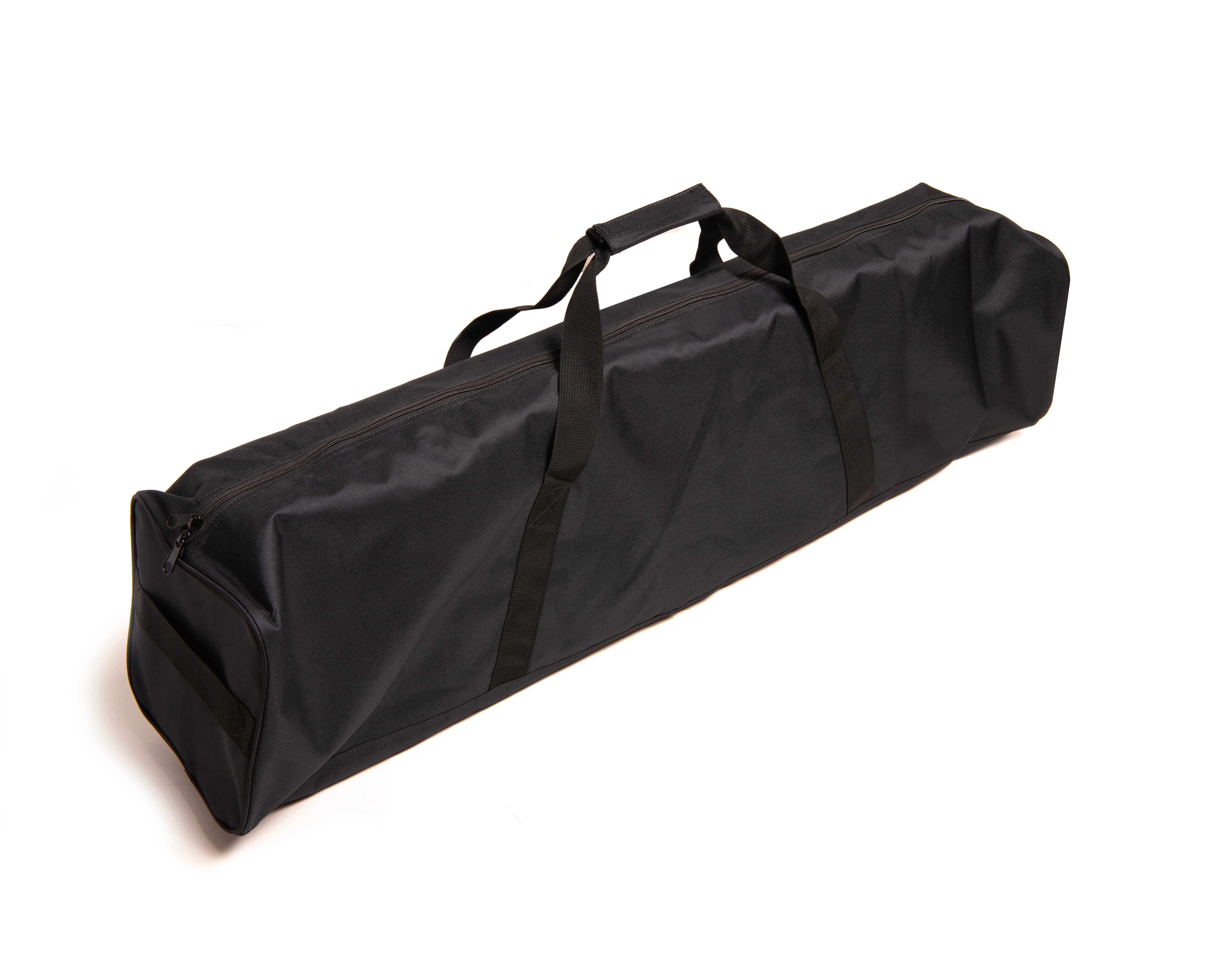 A Masonic black soft case with handles, presumably made of nylon, designed to hold KT regalia and a sword.