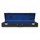 Front open view of Masonic Knights Templar ceremonial sword case with premium blue lining and protective storage