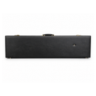 Standing Masonic Knights Templar hard travel case for ceremonial swords with durable black exterior and gold fitting