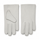 Masonic plain white leather gloves, Freemason lodge regalia gloves