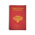 Masonic Long Livers red book with gold text and design on a white background
