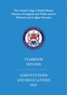 Mark Masons Book of Constitutions and Yearbook 2025/2026 in blue