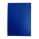A blue hardback Mark ritual book with embossed detailing on the cover.