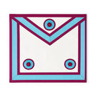 UGLE official Mark Mason Apron three pleated rosettes.