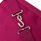 Official UGLE Mark Worshipful Apron Close-up detail shot of silver snake hook and adjustable waistband