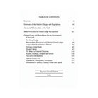 Masonic Book of Constitutions UGLE 2026 table of contents page.