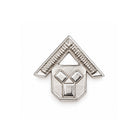 Masonic Craft Officers Lapel Pin Badge - Immediate Past Master, gold-coloured metal with a geometric design.