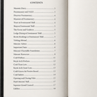 Black Masonic 2027 Diary contents page