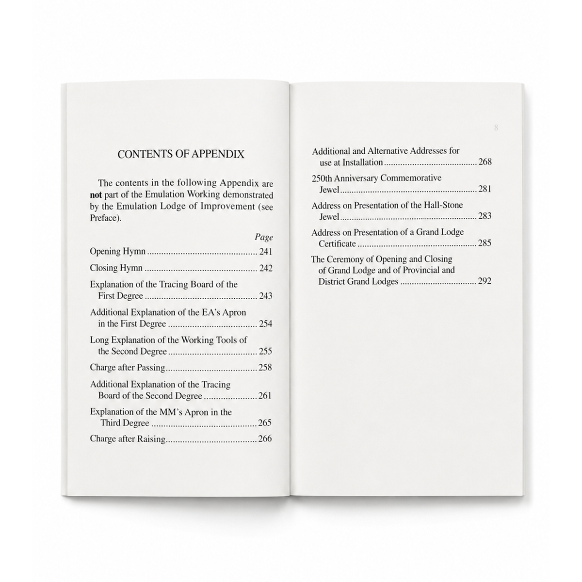 Masonic Emulation Pocket Ritual Bi-Centenary Edition – Shop at ...