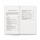 Emulation Pocket Ritual Bi-Centenary Edition table of contents appendix