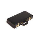 Masonic Hard Briefcase - Black half size, with gold coloured combination locks