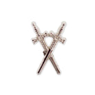 Masonic Inner-Guard-Pin, showing two swords crossing over each other