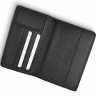 Inside view of a travel wallet featuring a gold Masonic square-and-compass emblem