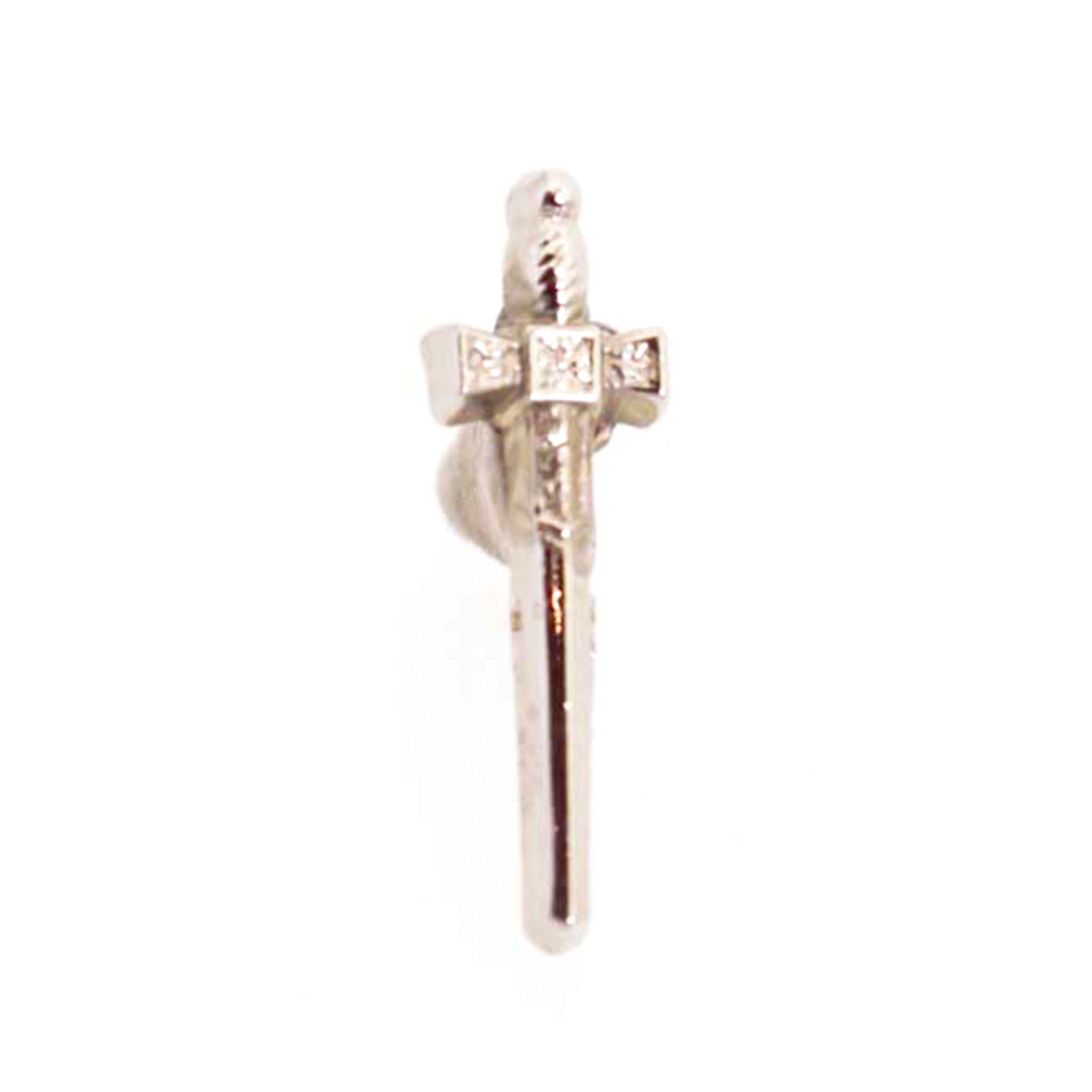 A masonic metal Tyler lapel pin 