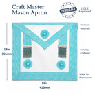 UGLE approved Master Mason Masonic Apron size dimension