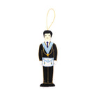 Master Mason Felt Christmas Decoration
