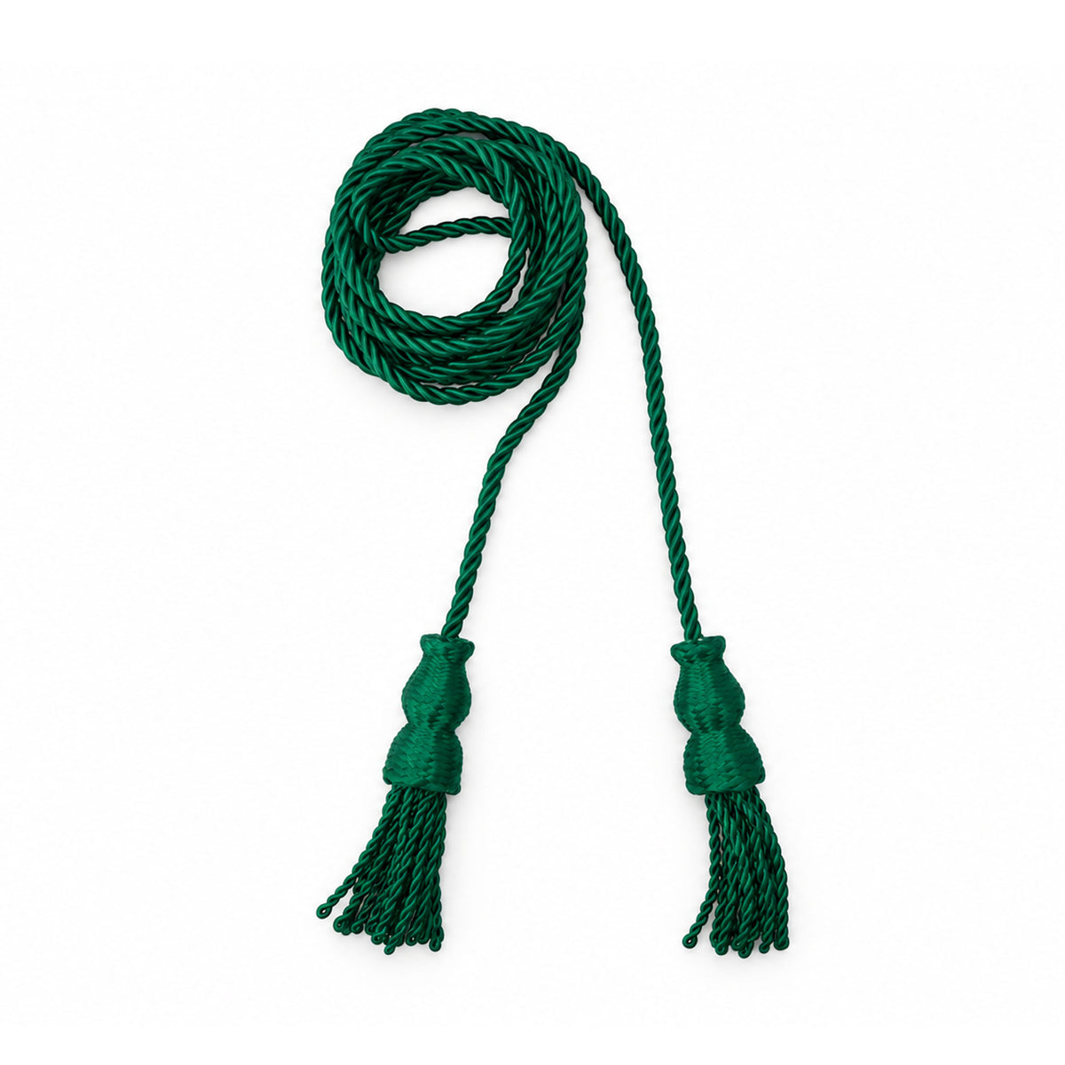 Green Order of Holy Wisdom Masonic cordelier with twisted cord and tasselled ends