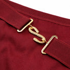 Past Thrice Illustrious Masters Masonic apron back gold snake clasp 