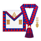 Royal Arch Companion Regalia Full Set: Apron, Sash and Breast Jewel