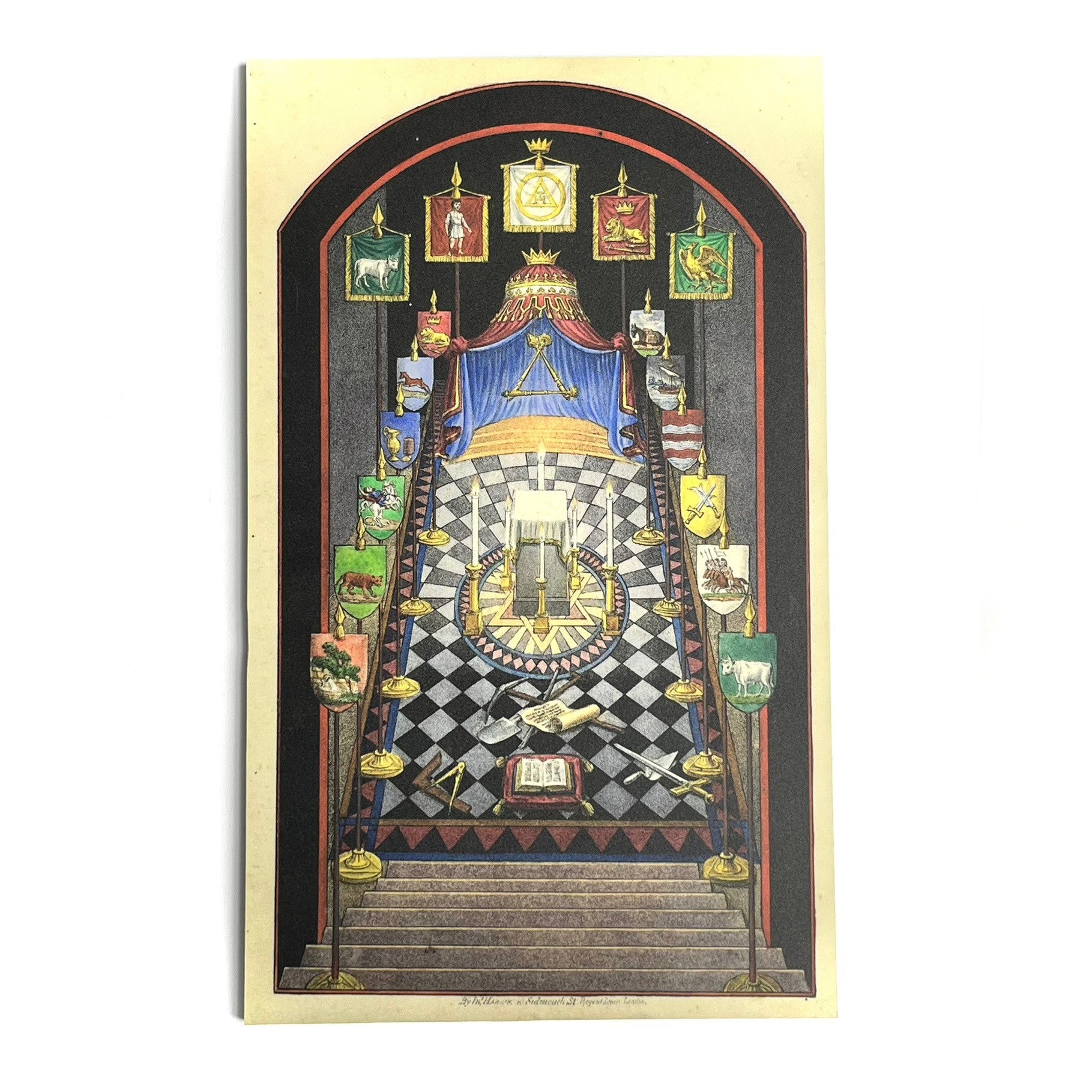 Royal Arch Masonic Tracing Boards - The Chapter Room