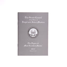 A Masonic book with a grey cover featuring the title 'The Grand Council' and 'The Degree of Most Excellent Master' along with a seal emblem.