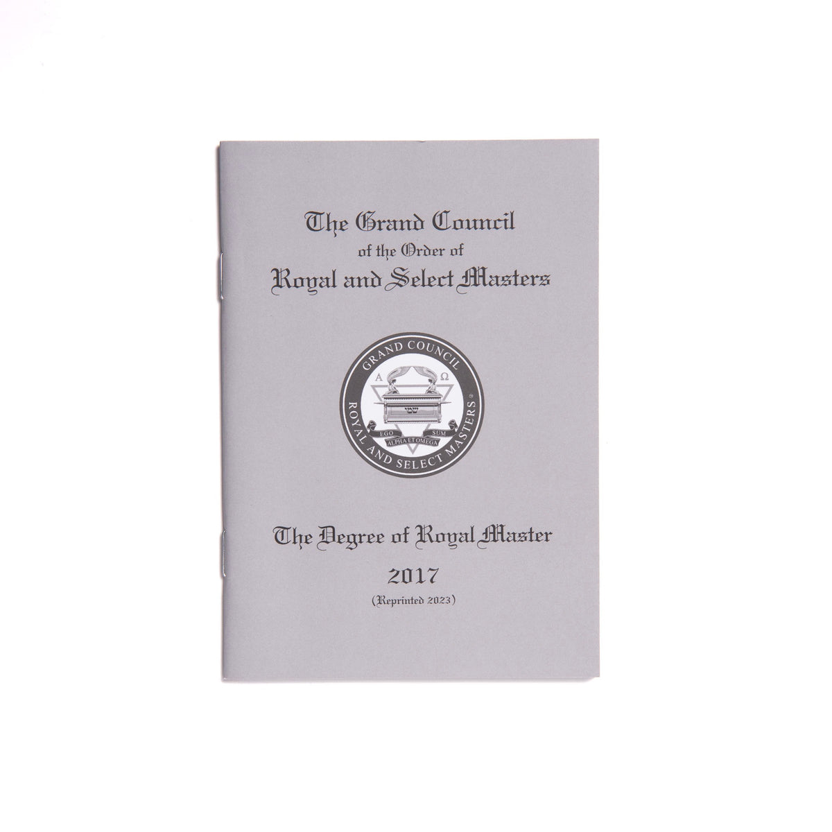 Royal & Select Masters Masonic Ritual Books – Shop at Freemasons' Hall