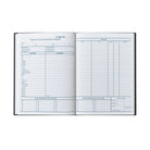 Masonic Signiure Book inside pages showing listing