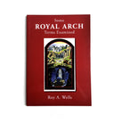 A book cover with the title 'Some Royal Arch Terms Examined' by Roy A. Wells.