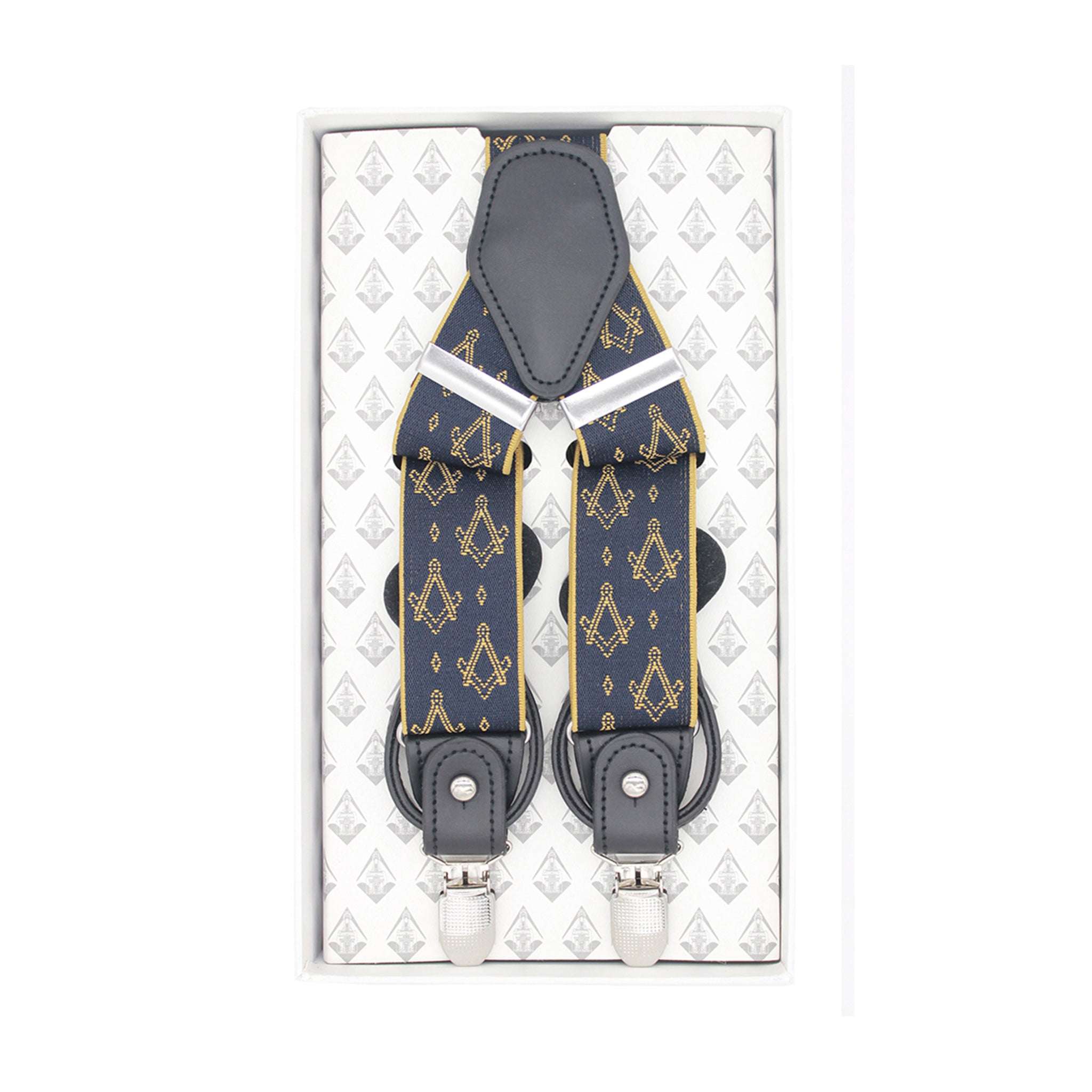 Square & Compasses Masonic Braces 