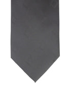 Black Square & Compasses Masonic Tie, showing the tie laid flat.
