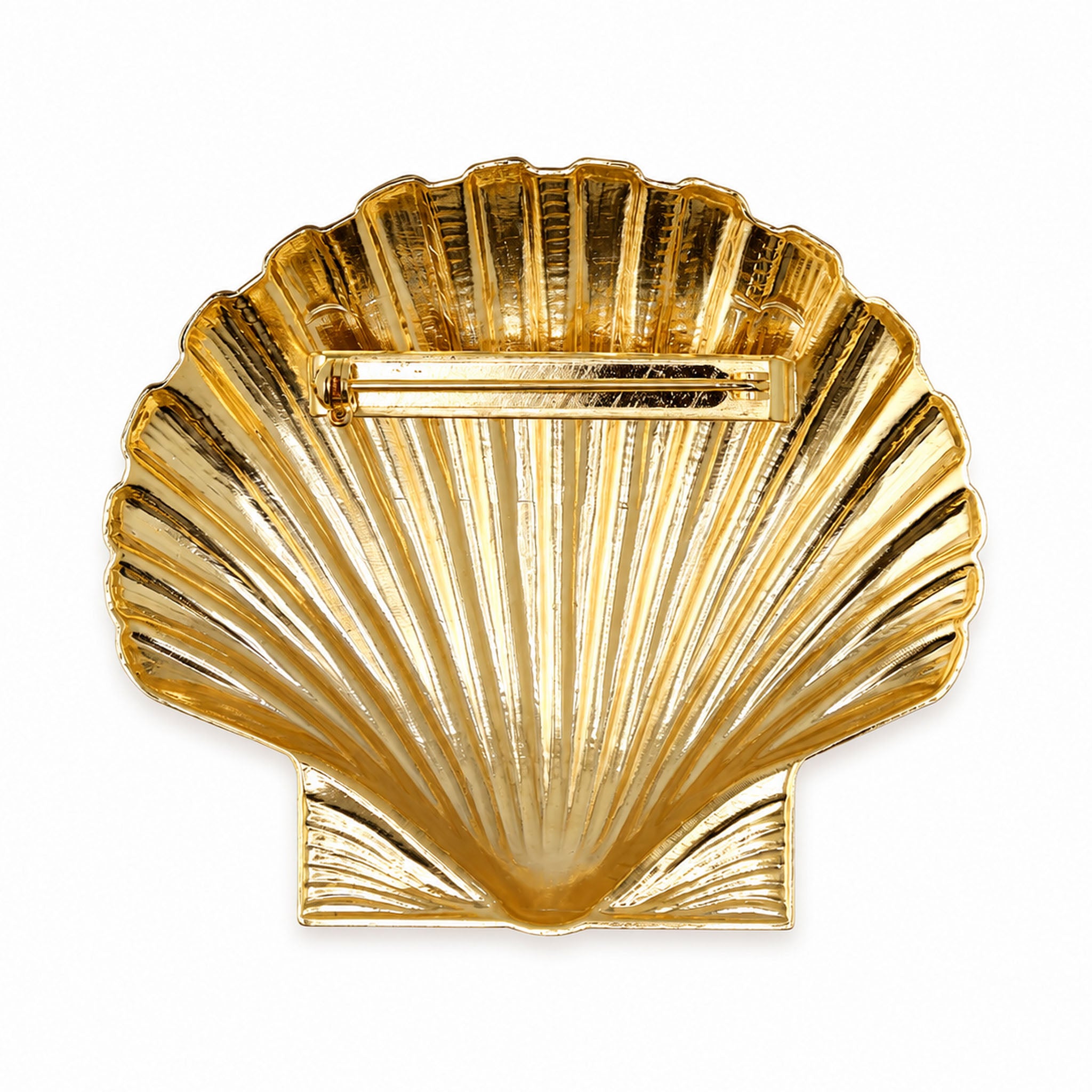 Antique Gold St Thomas of Acon scallop shell regalia back view