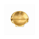 Antique gold St Thomas of Acon scallop shell regalia back view.