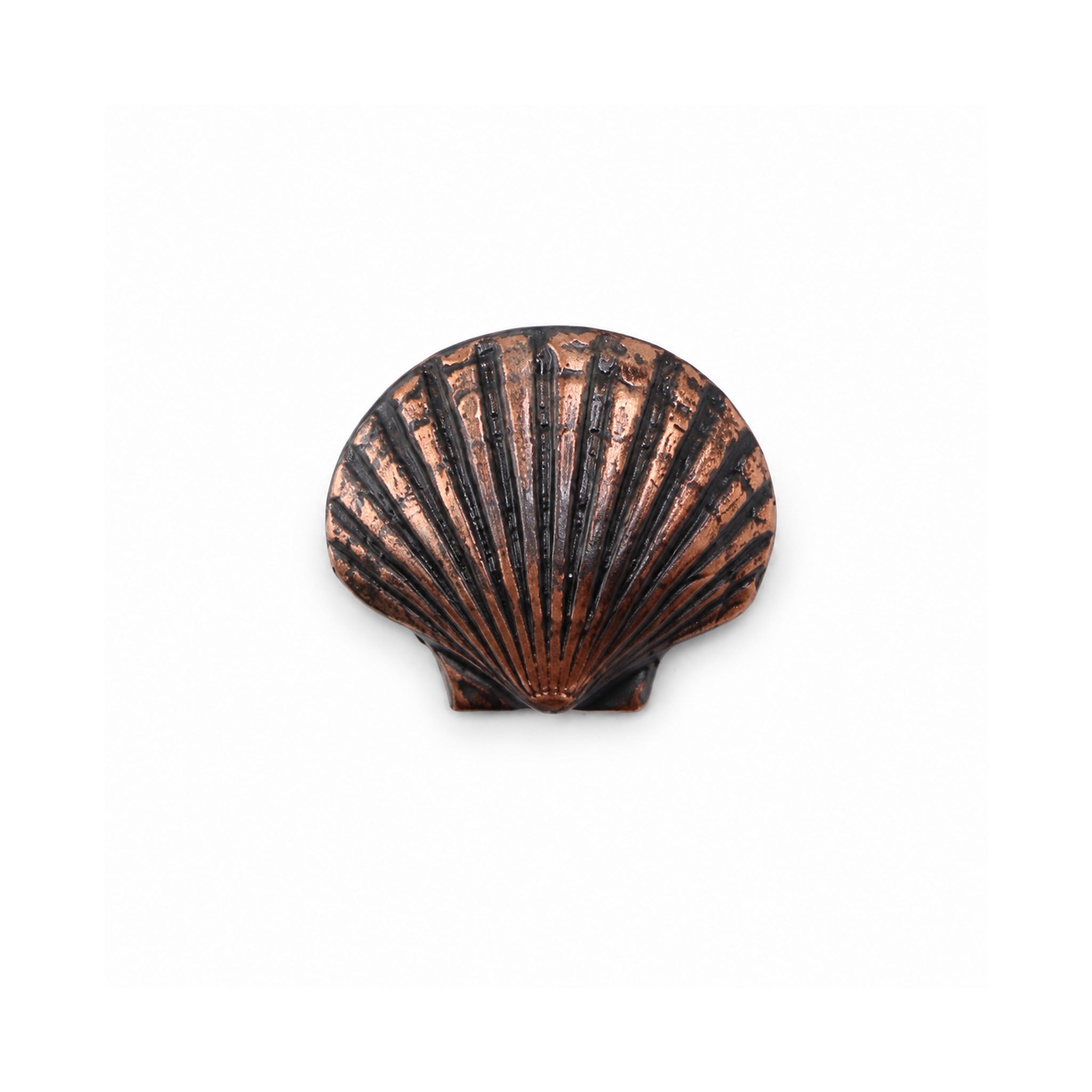 Antique bronze St Thomas of Acon scallop shell regalia