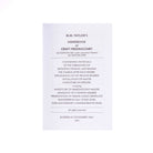 Taylors Large Print Ritual book inside cover