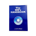 A blue book cover with a title 'The MM's Handbook' and author's name 'J.S.M. Ward' below a circular blue emblem.
