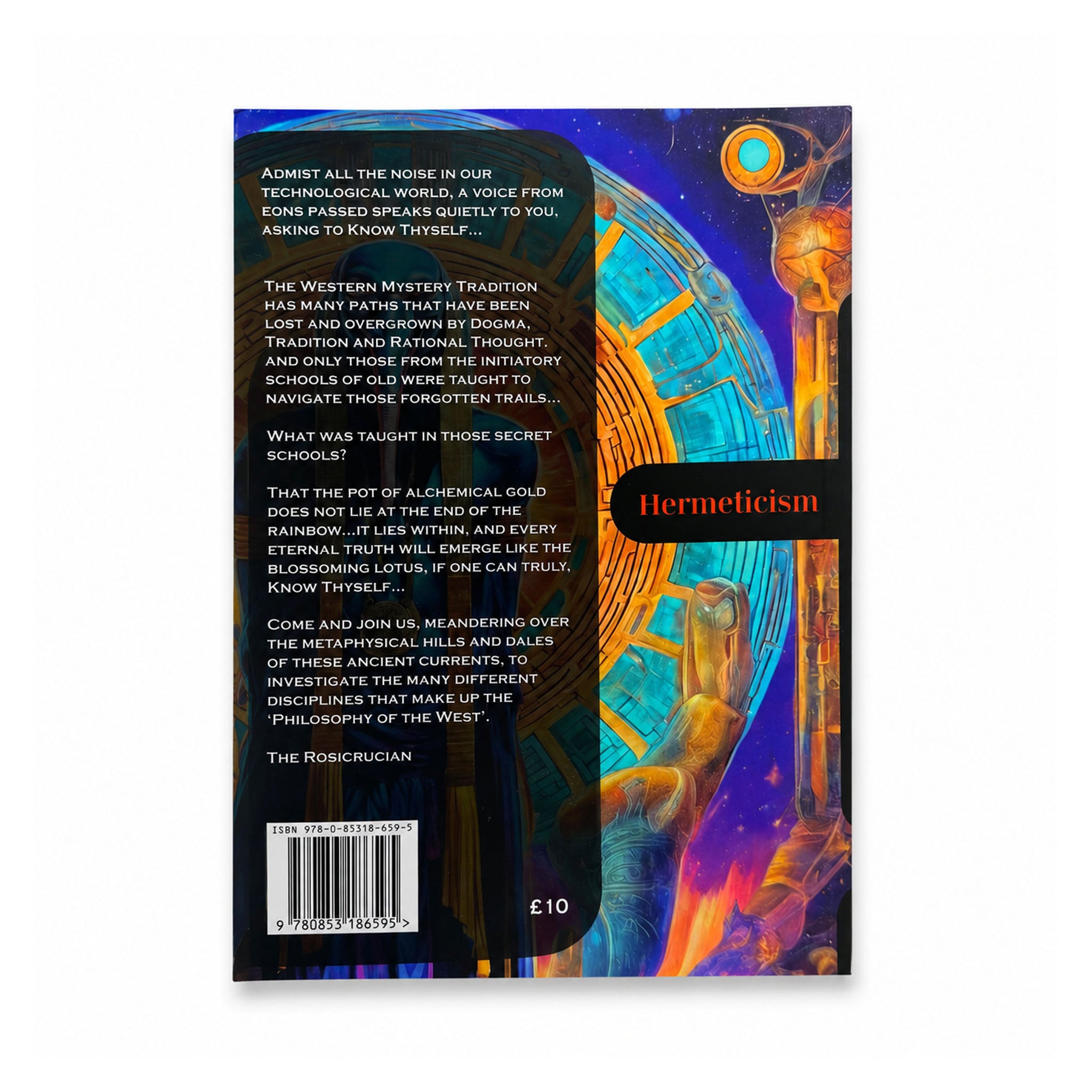 The Rosicrucian 1 Hermeticism Back Cover: Masonic book