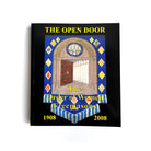 Book titled 'The Open Door' by The Order of Women Freemasons with a decorative cover featuring a door and Masonic symbols.