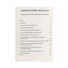 York Mysteries Revealed content page